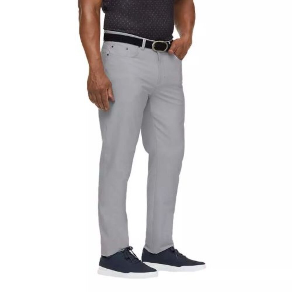 Greg Norman-Men’s Pants- Ultimate 5 Pocket Color Gray